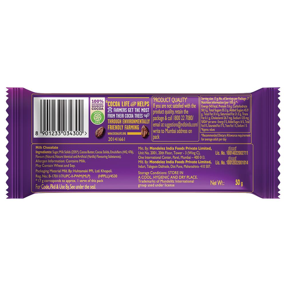 Cadbury Dairy Milk Silk Bubbly Chocolate 50 G – view 2