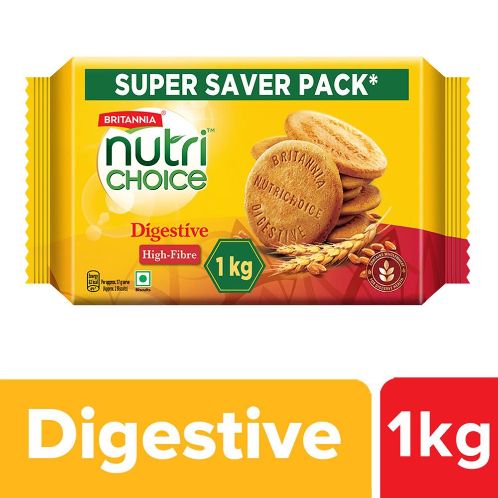 Britannia Nutrichoice Hi-Fibre Digestive Biscuits 1 Kg – view 1