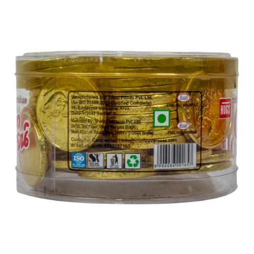 Hugs Choc Coin Gold Chocolate 210 G – view 2