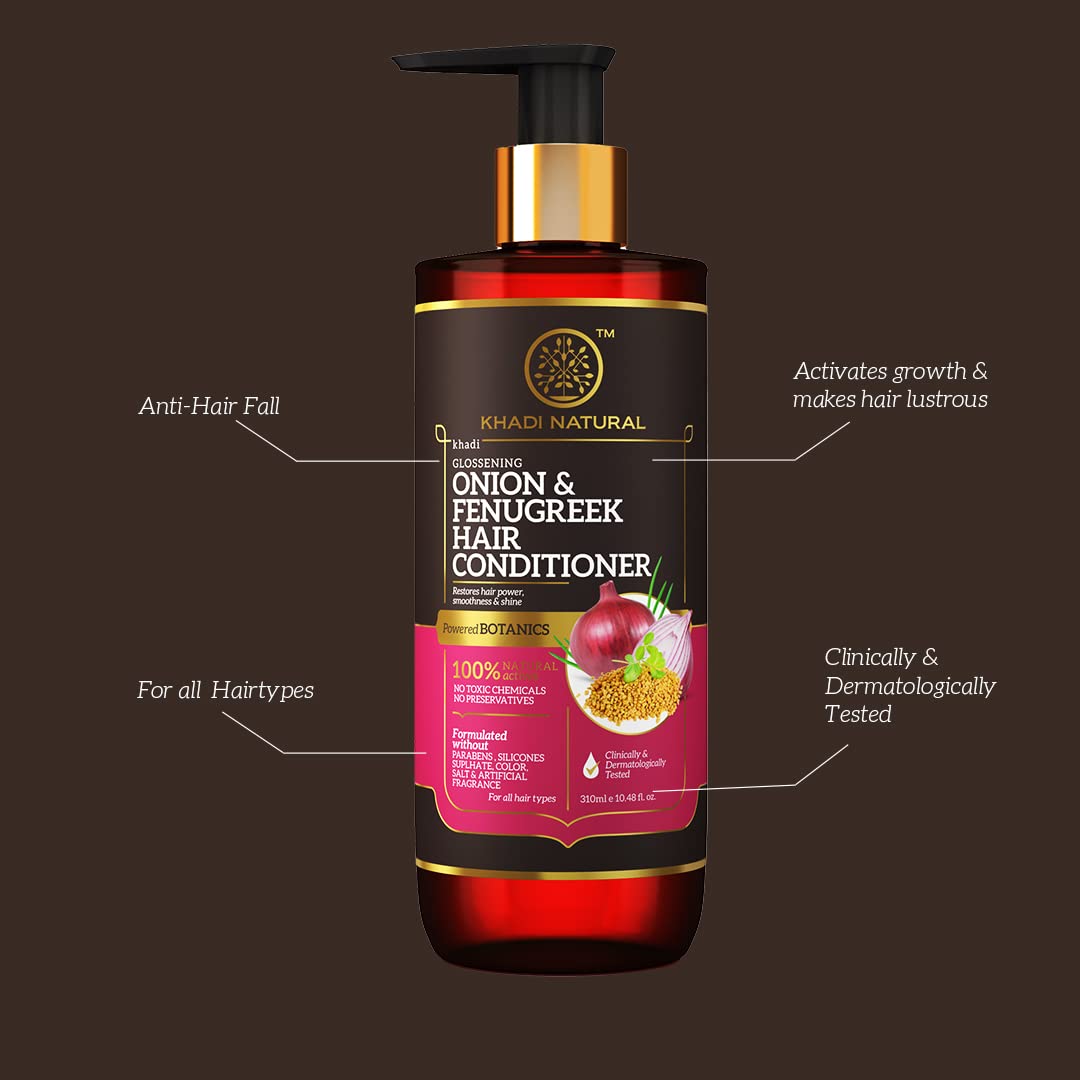 Khadi Natural Onion & Fenugreek Hair Conditioner – view 4