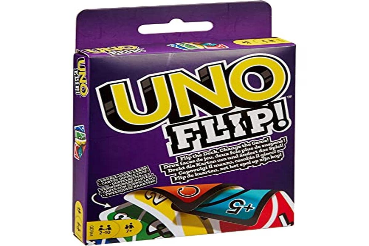 Games PICTIONARY Card Refresh, Multicolor & Mattel Uno Playing Card Game & Mattel Uno Flip Side – view 6