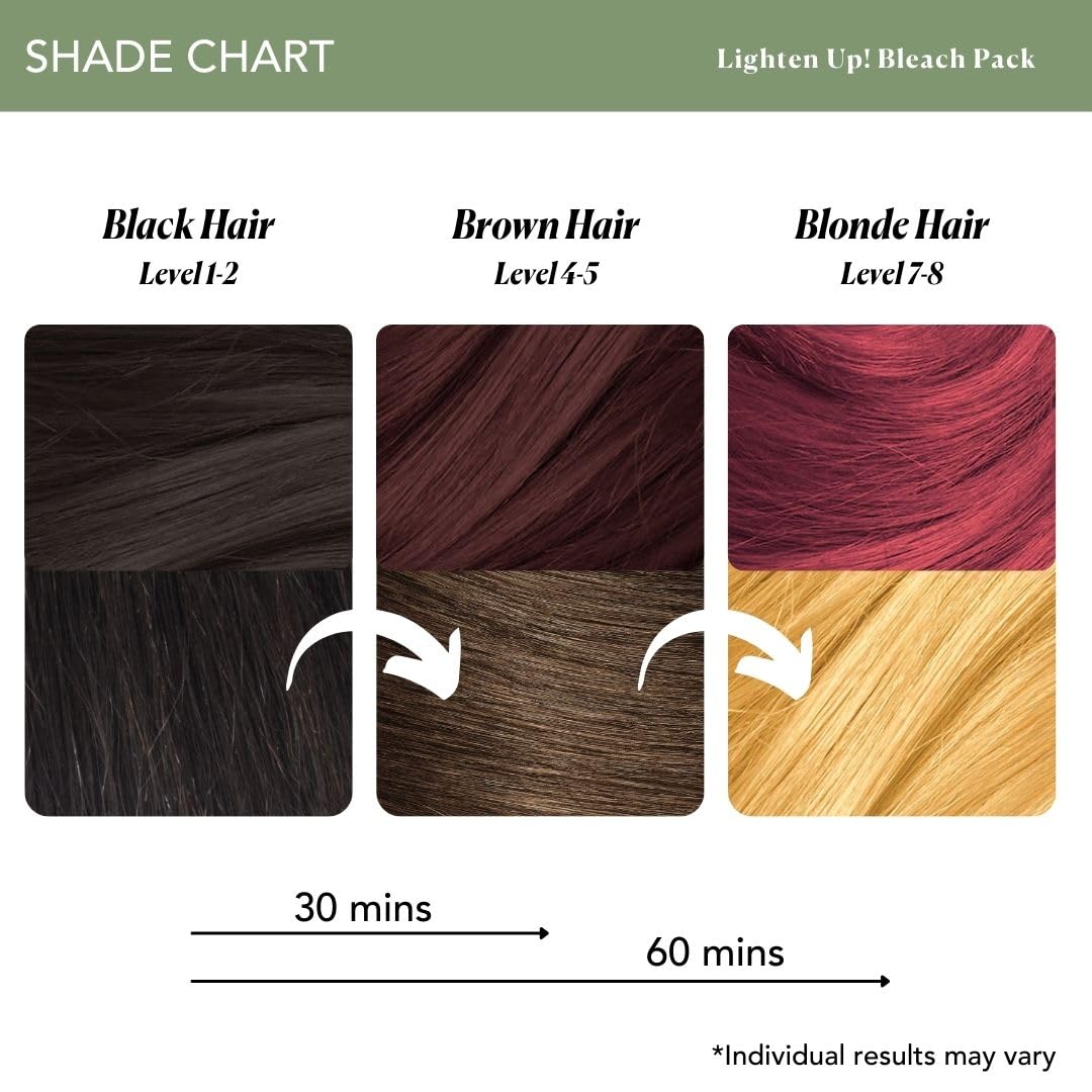 Paradyes Lighten Up! Bleach Pack Sample Box with Free Ruby Wine Color Sample – view 5