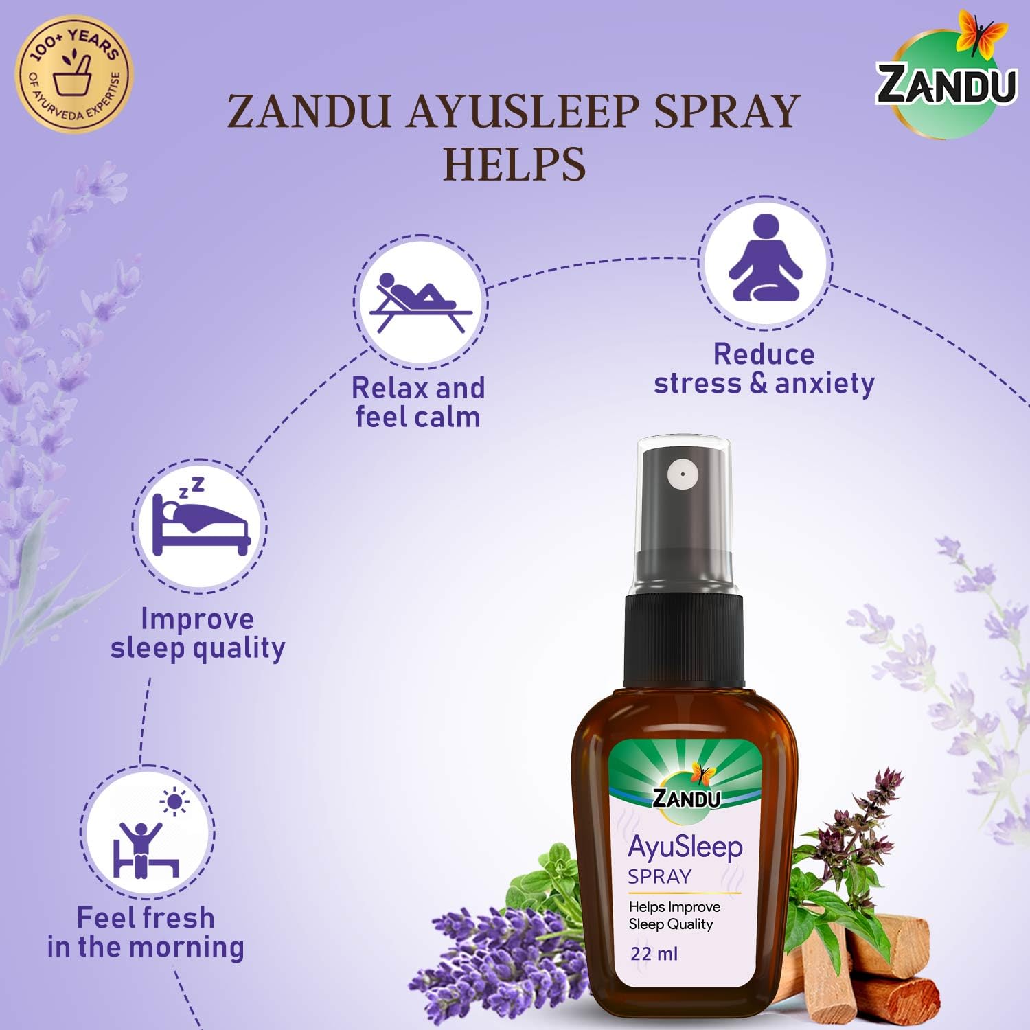 Zandu AyuSleep Spray – view 4
