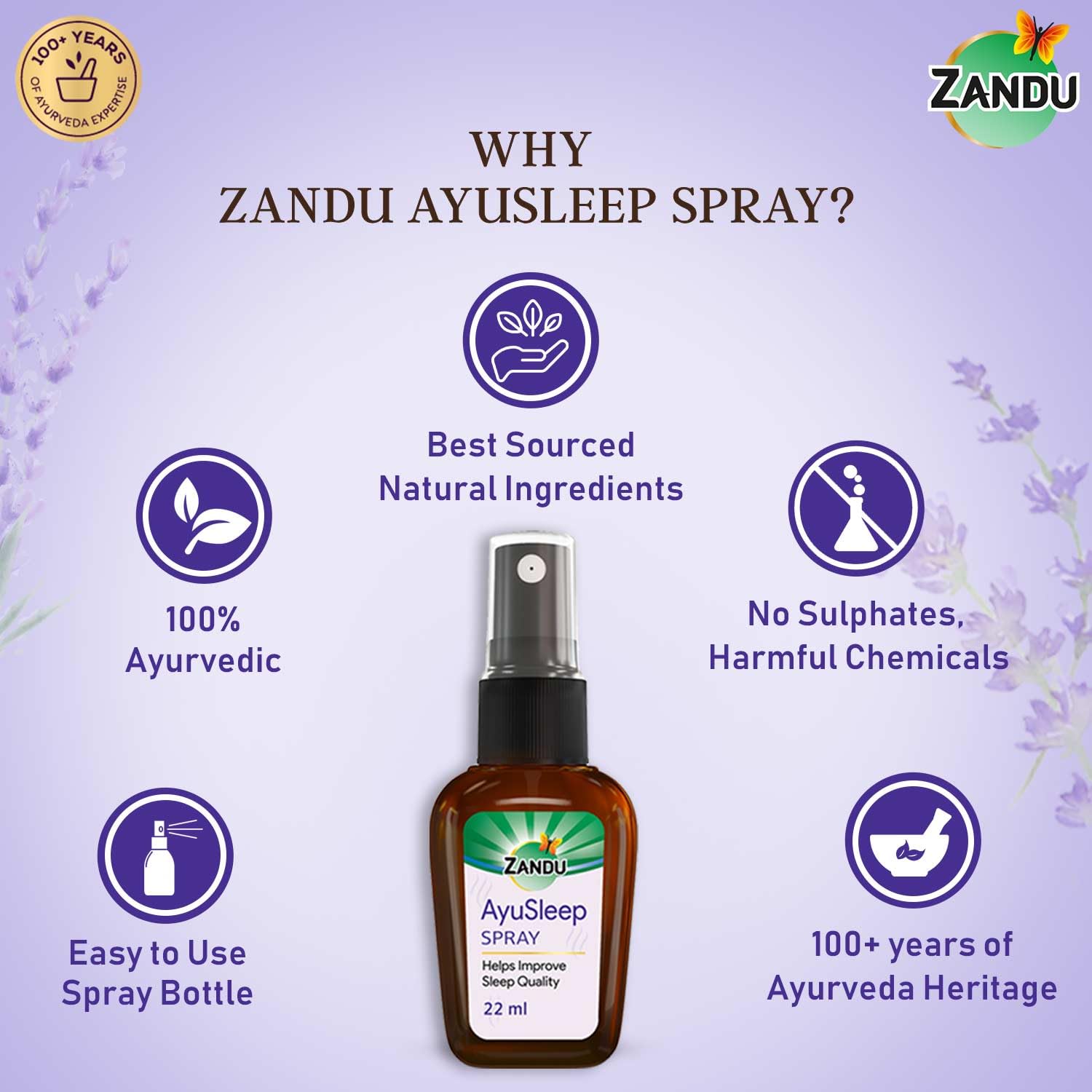 Zandu AyuSleep Spray – view 5