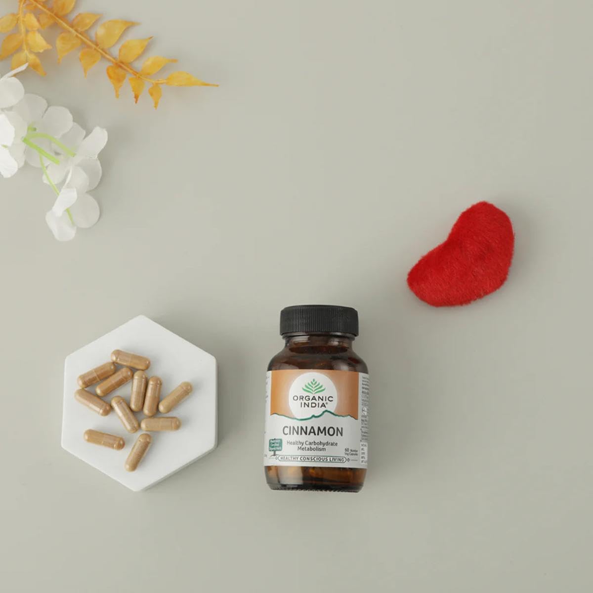 A TATA Product - Organic India Cinnamon - 60 Veg Capsules – view 6