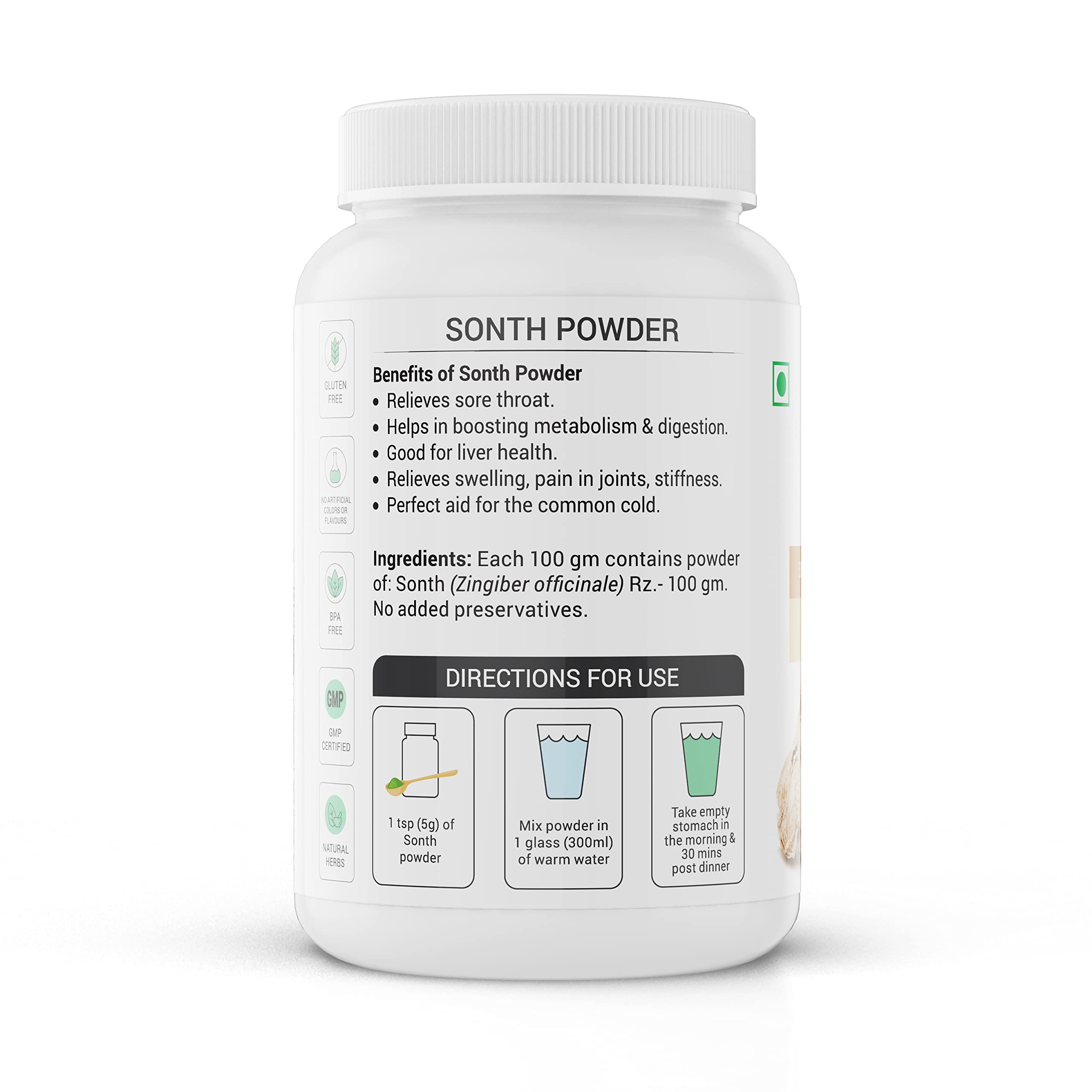 Krishna's Sonth (Dried Ginger) Powder - 100 g – view 9