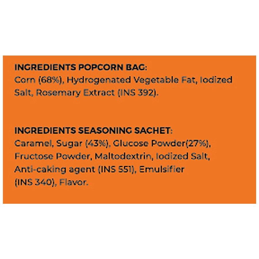 4700BC Microwave Popcorn - Caramel 98 g – view 3