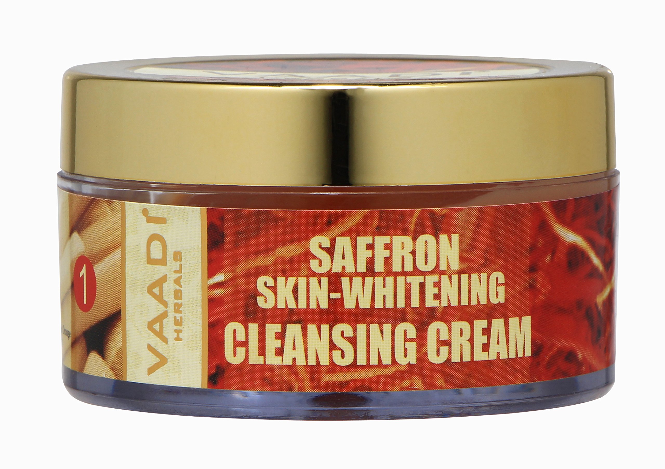 Vaadi Herbals 50g saffron cleansing cream retail pack