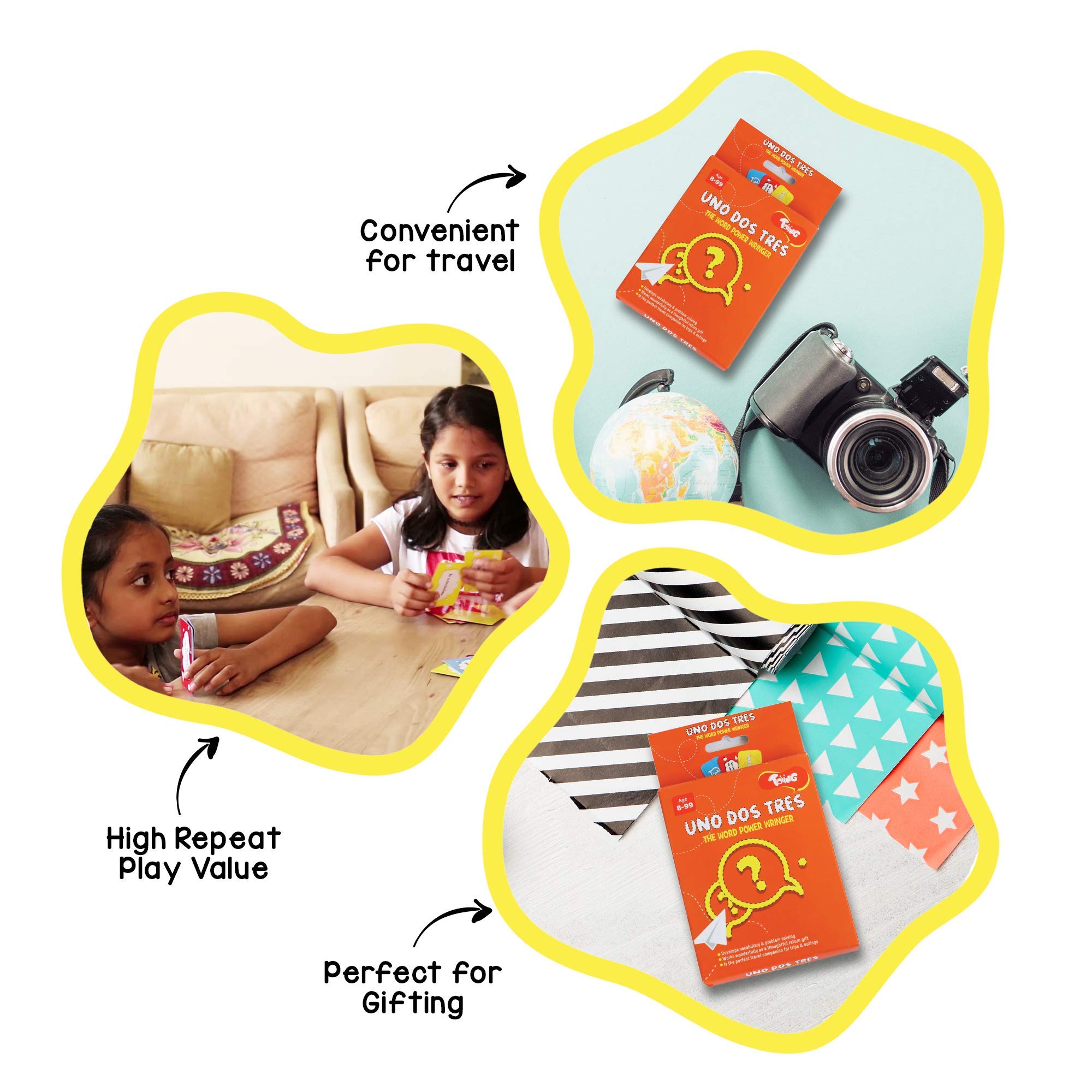 Toiing Uno Dos Tres - Quizzing Card Game for Kids & Families – view 5