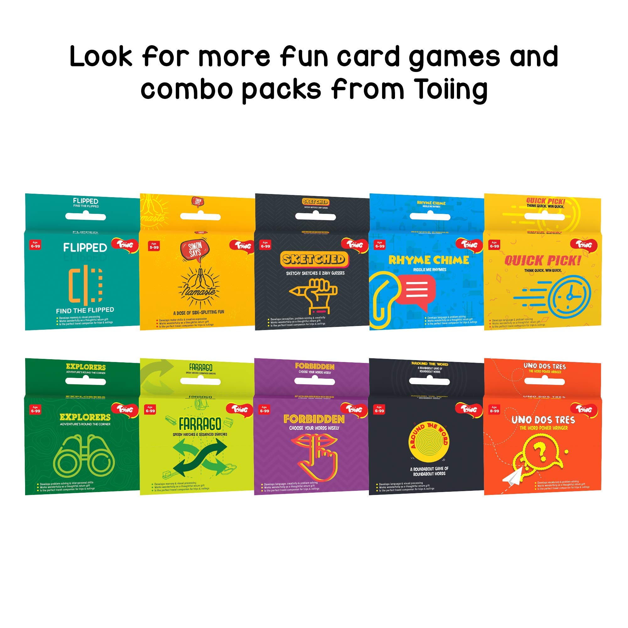 Toiing Uno Dos Tres - Quizzing Card Game for Kids & Families – view 6