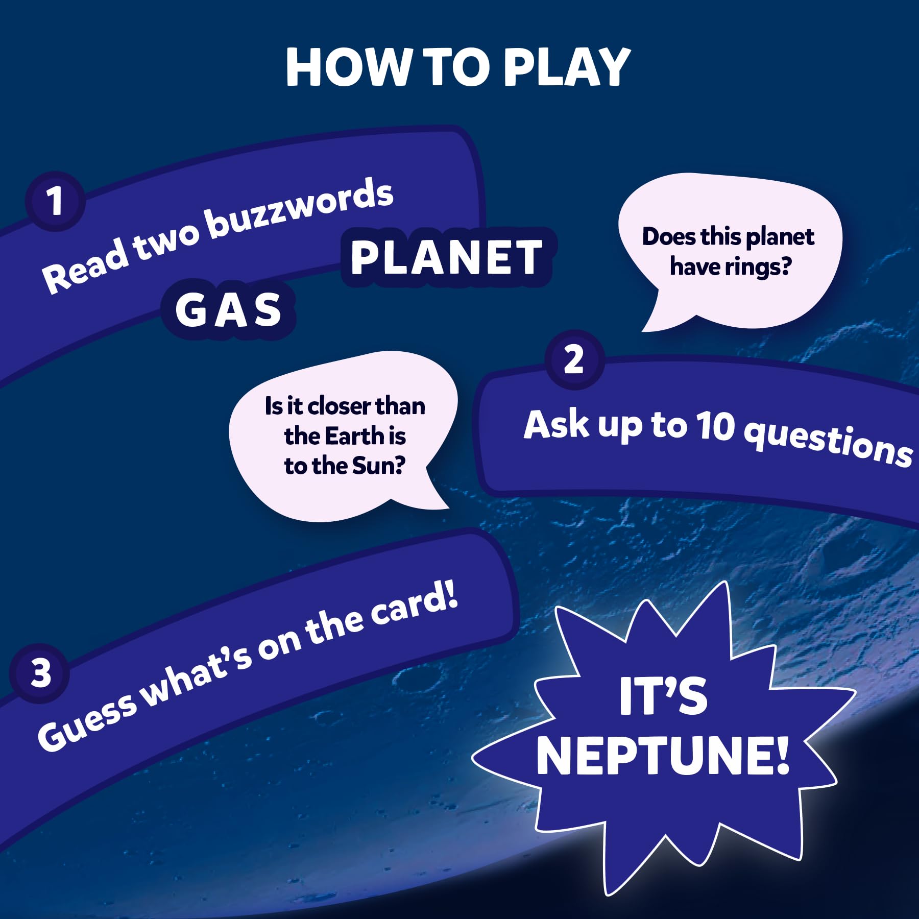 Skillmatics Card Game - Guess in 10 NASA Space, Perfect for Boys, Girls, Kids & Families Who Love Educational Toys, Gifts for Ages 8, 9, 10 and Up – view 3