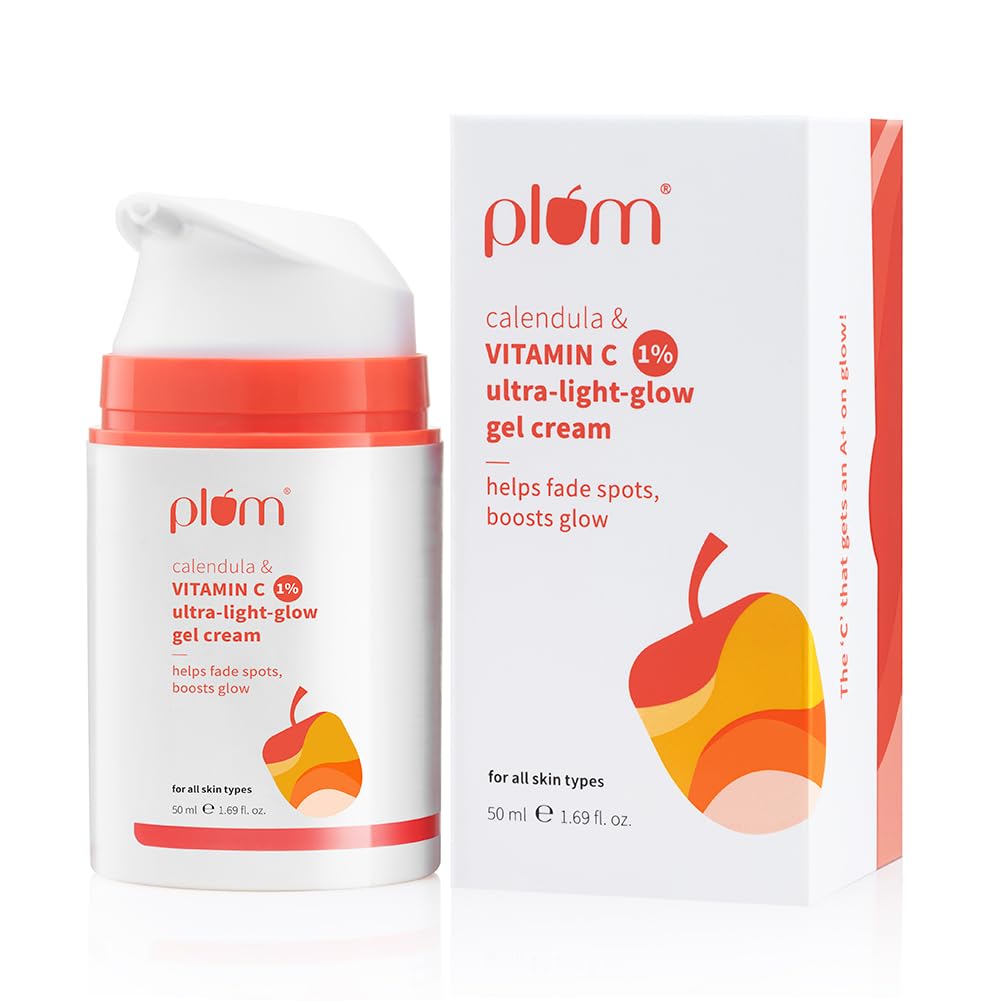 Lightweight Plum vitamin C gel cream with calendula 50g