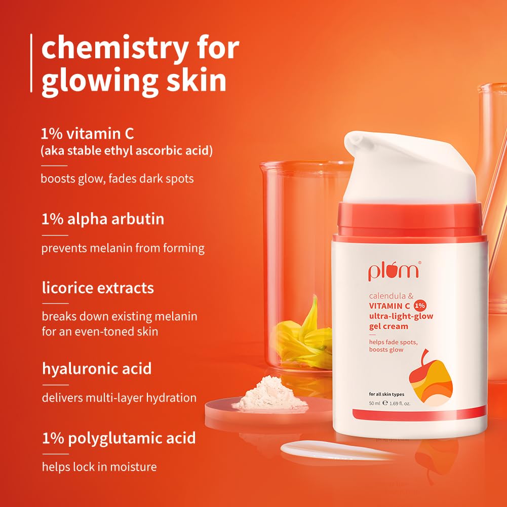 Plum 1% Vitamin C Ultra-Light-Glow Gel Cream with Calendula – view 2