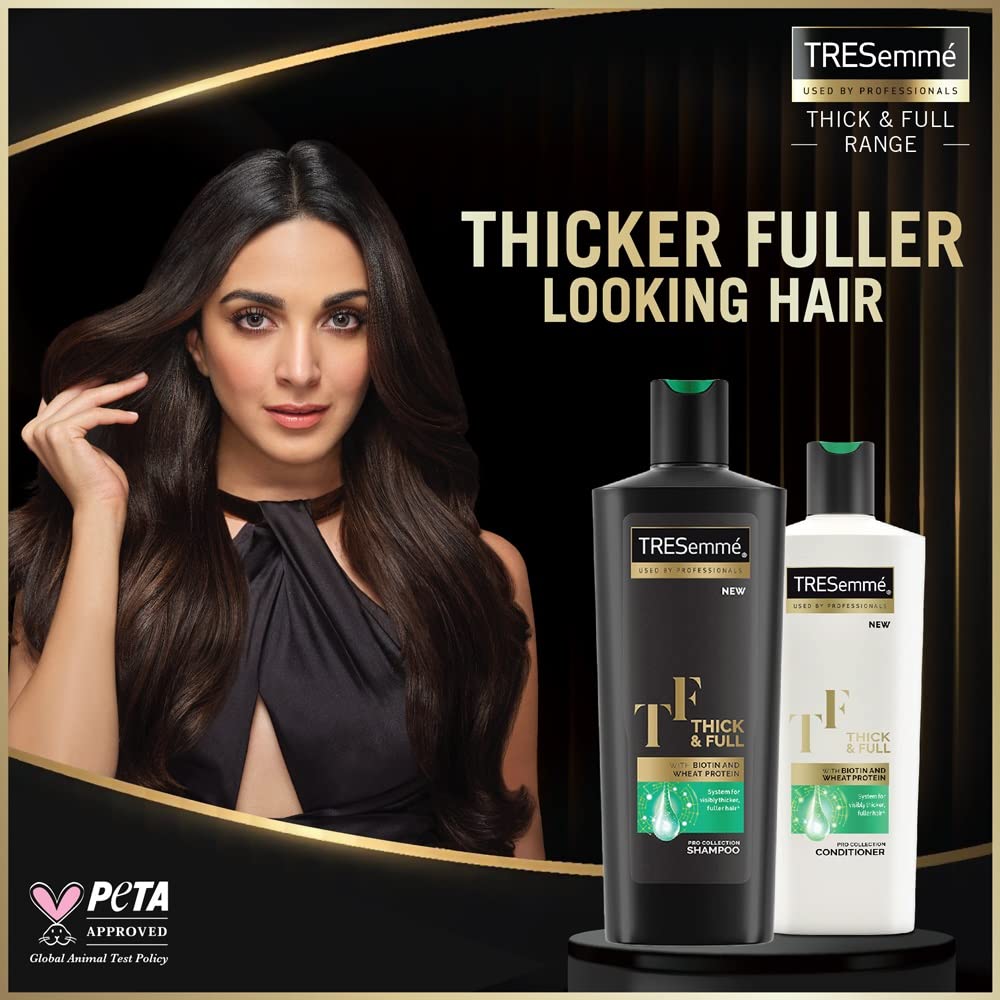 TRESemme Thick & Full Conditioner 80 ml, with Biotin and Wheat Protein for visibly thicker and fuller hair – view 3