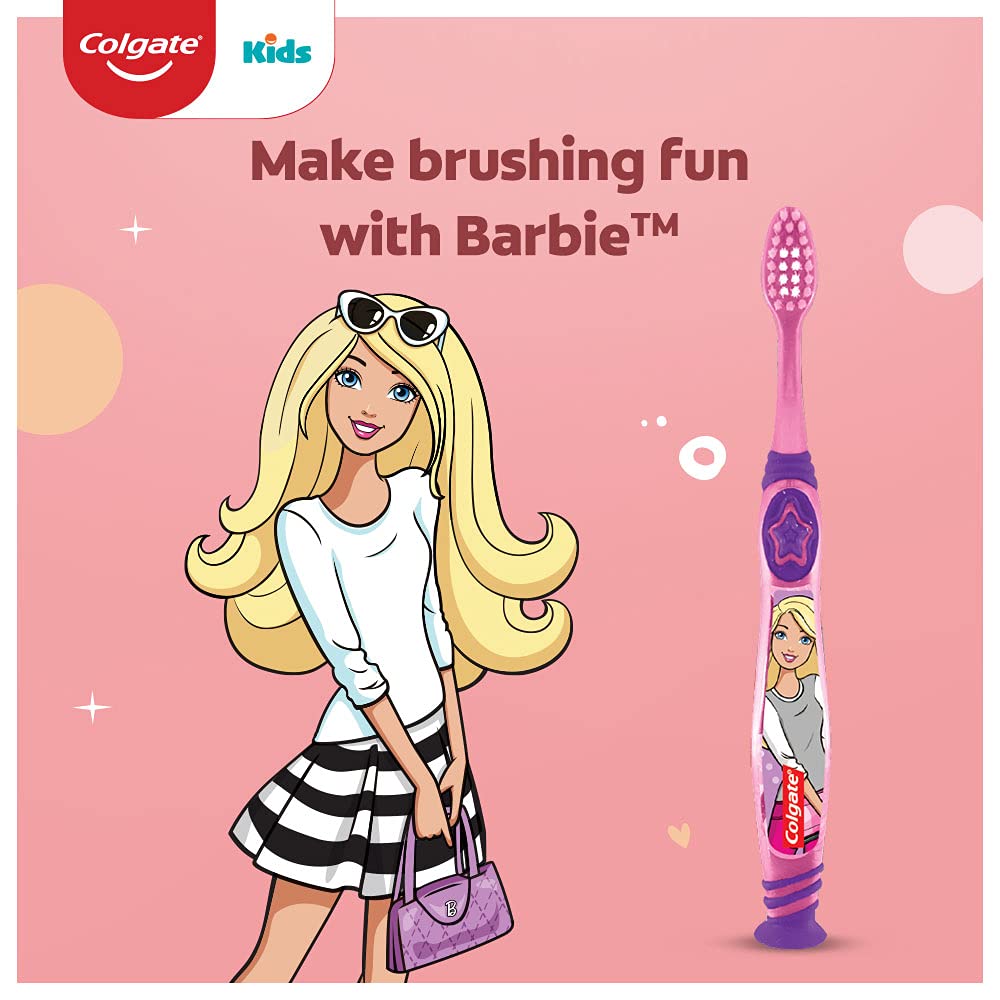 Colgate Kids Barbie Manual Toothbrush,Multicolor,1 Piece – view 2