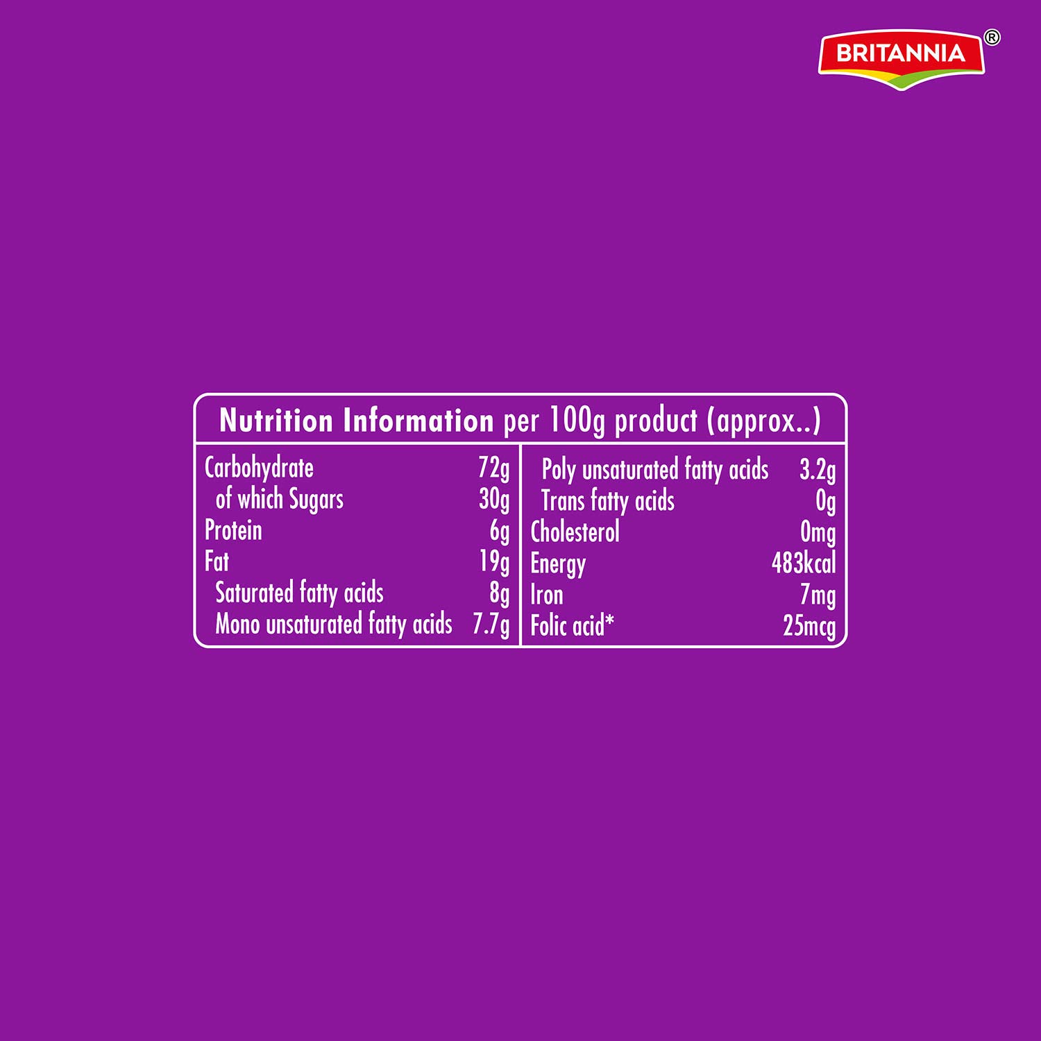 Britannia Tiger Krunch Chocochip Biscuits, 400g – view 4