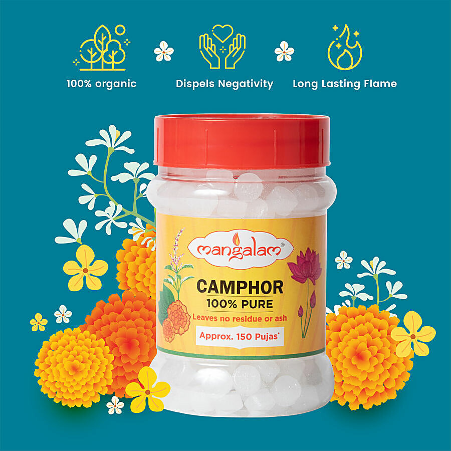 Mangalam Pure Camphor Capsules - Leaves No Residue 100 g – view 2