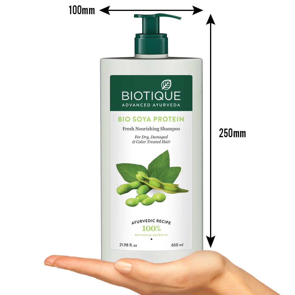 Biotique Bio Soya Protein Fresh Nourishing Shampoo – view 3