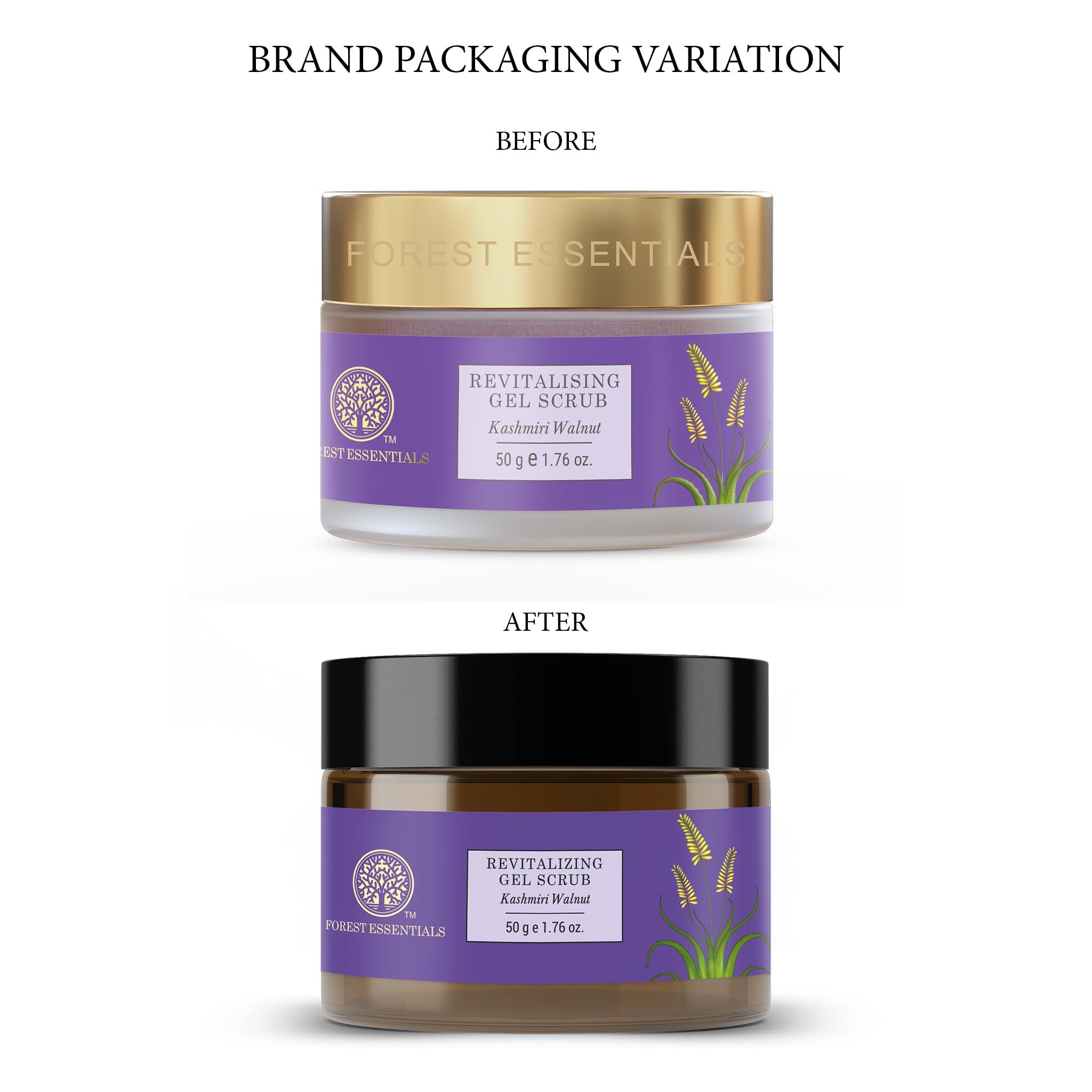Forest Essentials Revitalising Kashmiri Walnut Gel Scrub – view 2