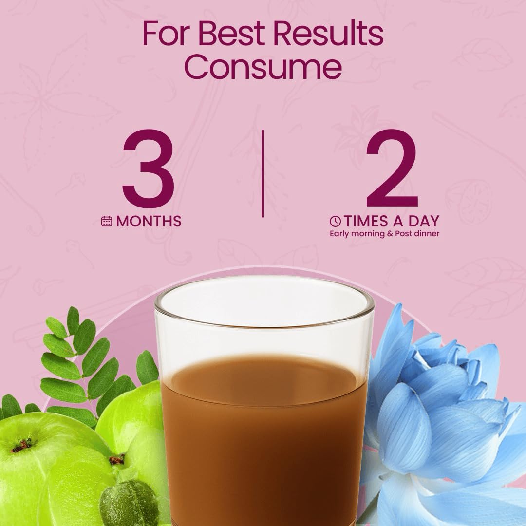 KRISHNA'S HERBAL & AYURVEDA She Care Juice 1000ml, Herbal Supplement for Hormonal Balance, PCOS, PCOD, Period Pain Relief, Hair and Skin Health – view 7