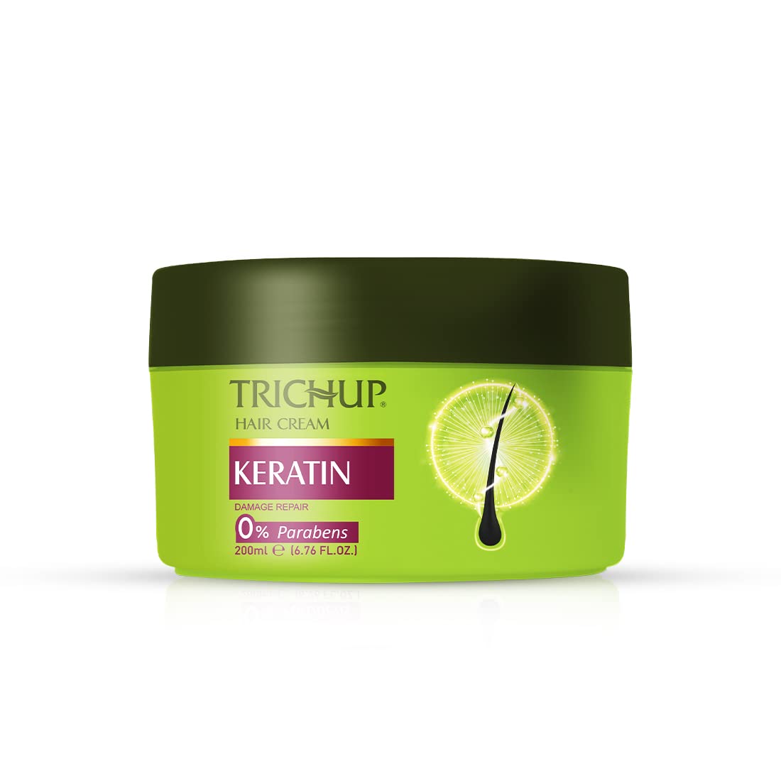 Trichup keratin hair cream tube, 200ml for dry hair care