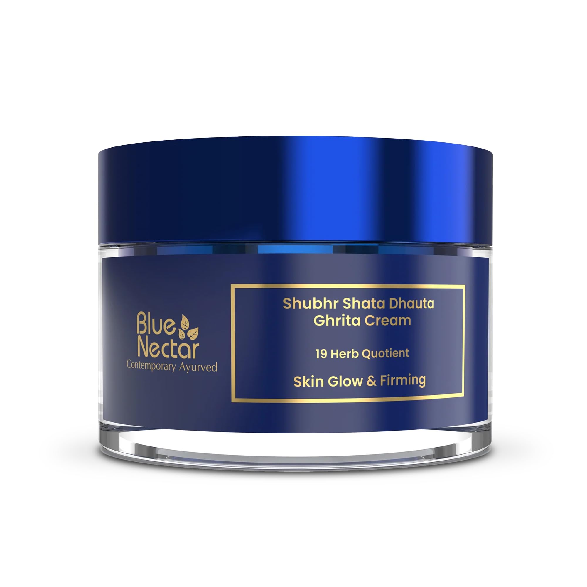 Blue Nectar Shata Dhauta Ghrita face cream 50g jar front view