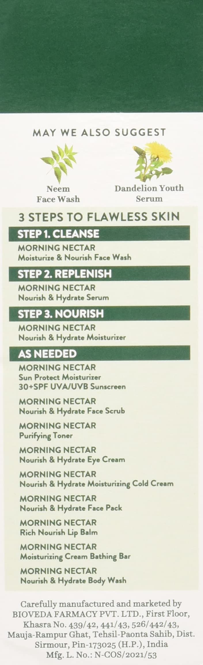 Biotique Morning Nectra Pore Tightening Purifying Toner For Visibily Flawleass Skin All Skin Type 120 ml – view 3
