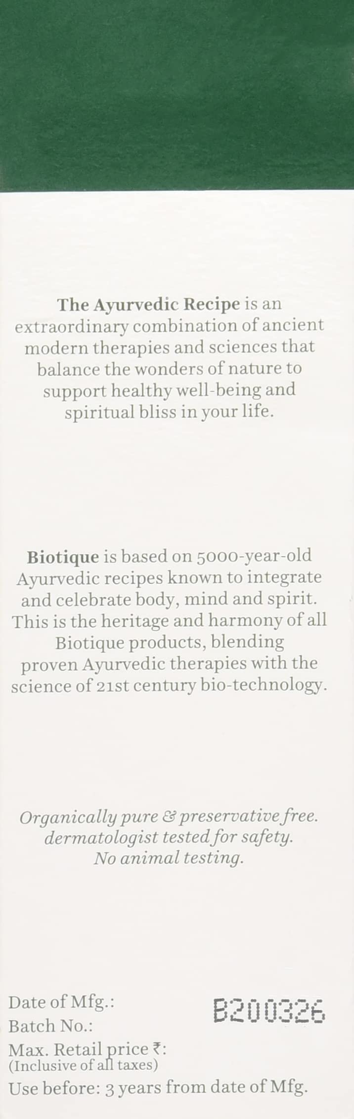 Biotique Morning Nectra Pore Tightening Purifying Toner For Visibily Flawleass Skin All Skin Type 120 ml – view 4