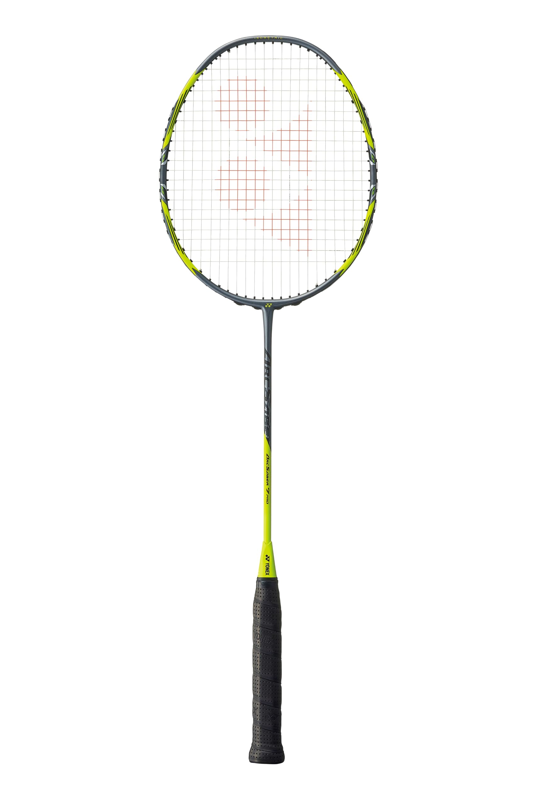 YONEX Arcsaber 7 Play Strung Graphite Badminton Racquet with Full Cover (Grey/Yellow) – view 4