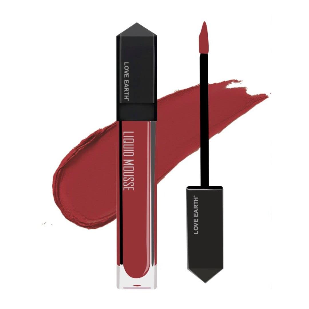 Love Earth Pink & Tonic matte lipstick packaging and applicator