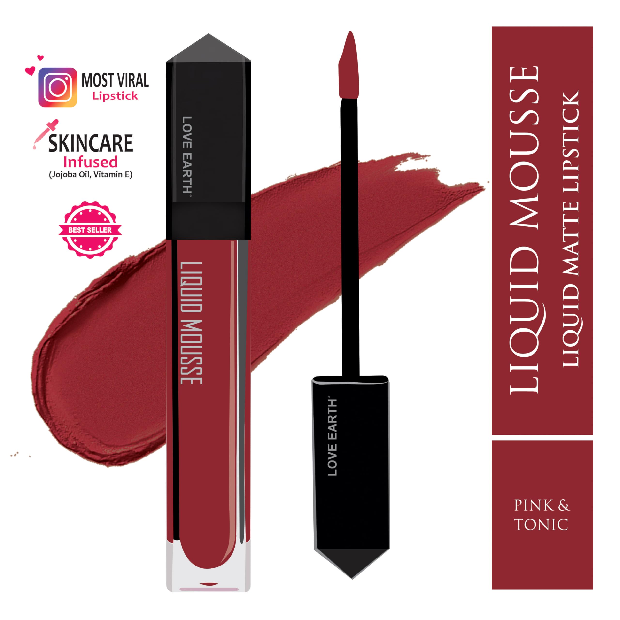 Love Earth Lipstick Pink & Tonic (Matte) – view 2