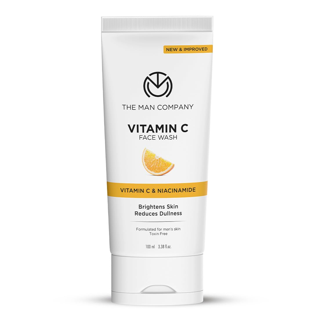 Vitamin C and niacinamide face wash tube for men