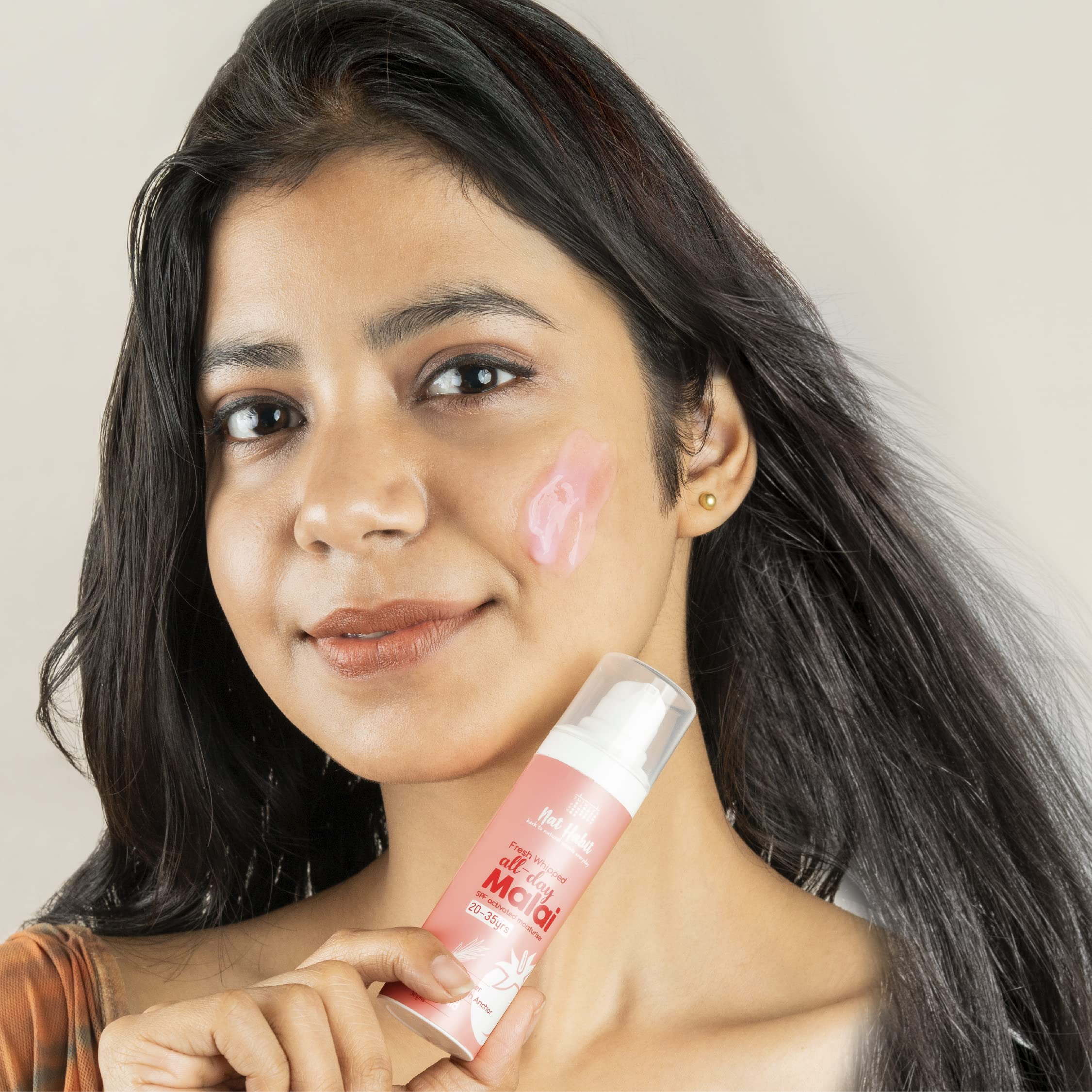 Nat Habit All Day Face Cream, Fresh Whipped Tomato Vetiver Face Malai, Vitamins B, E & C - Youth Anchor For Hot Humid Weather Moisturization & Sun Protection (Ages 20-35 yrs, 30g) – view 8