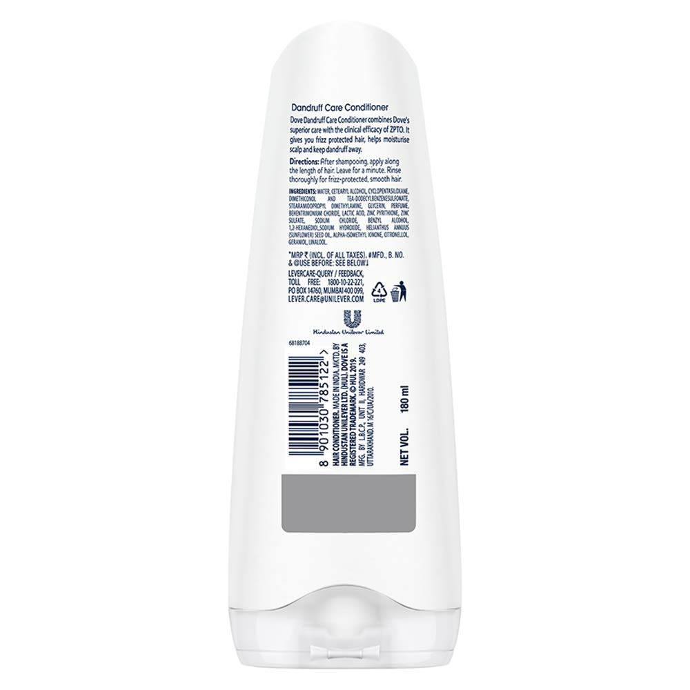 Dove Dandruff Care Fresh Scent Conditioner for All Hair type, 175 ml – view 6