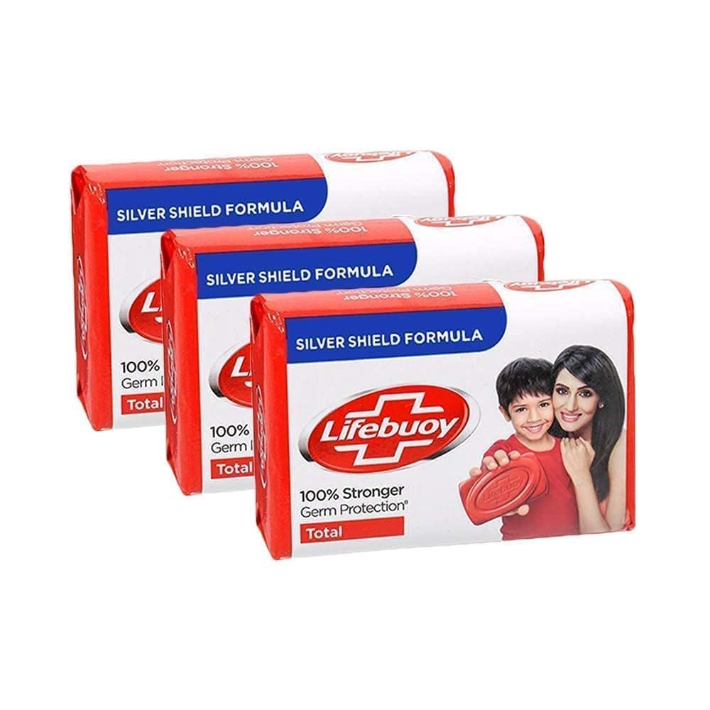 Lifebuoy Total 10 With Active silver formula Soap Bar 125g pack of 3 – view 3