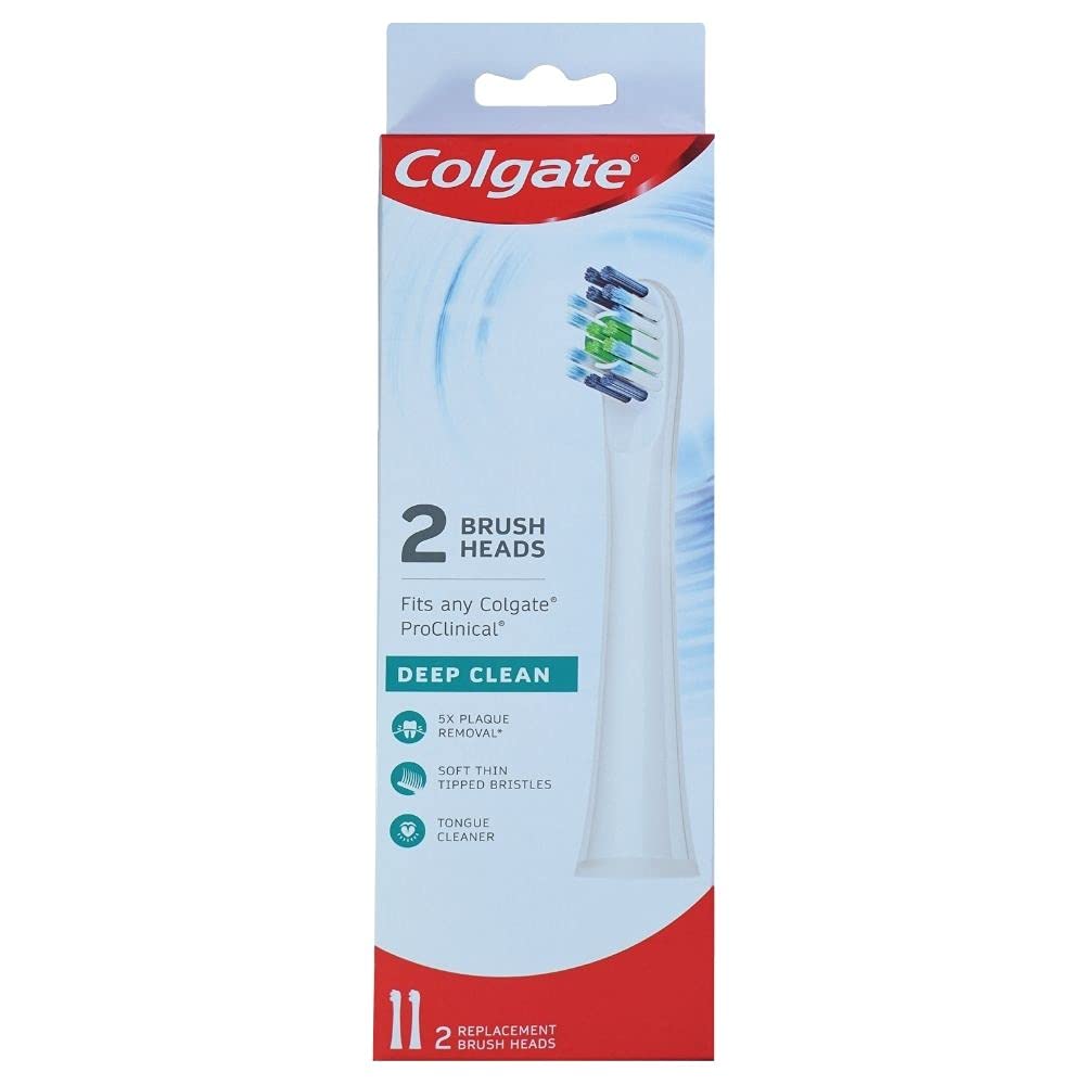 Colgate ProClinical 150 Battery Powered Electric Toothbrush Refills for adults - 2 Pieces – view 2