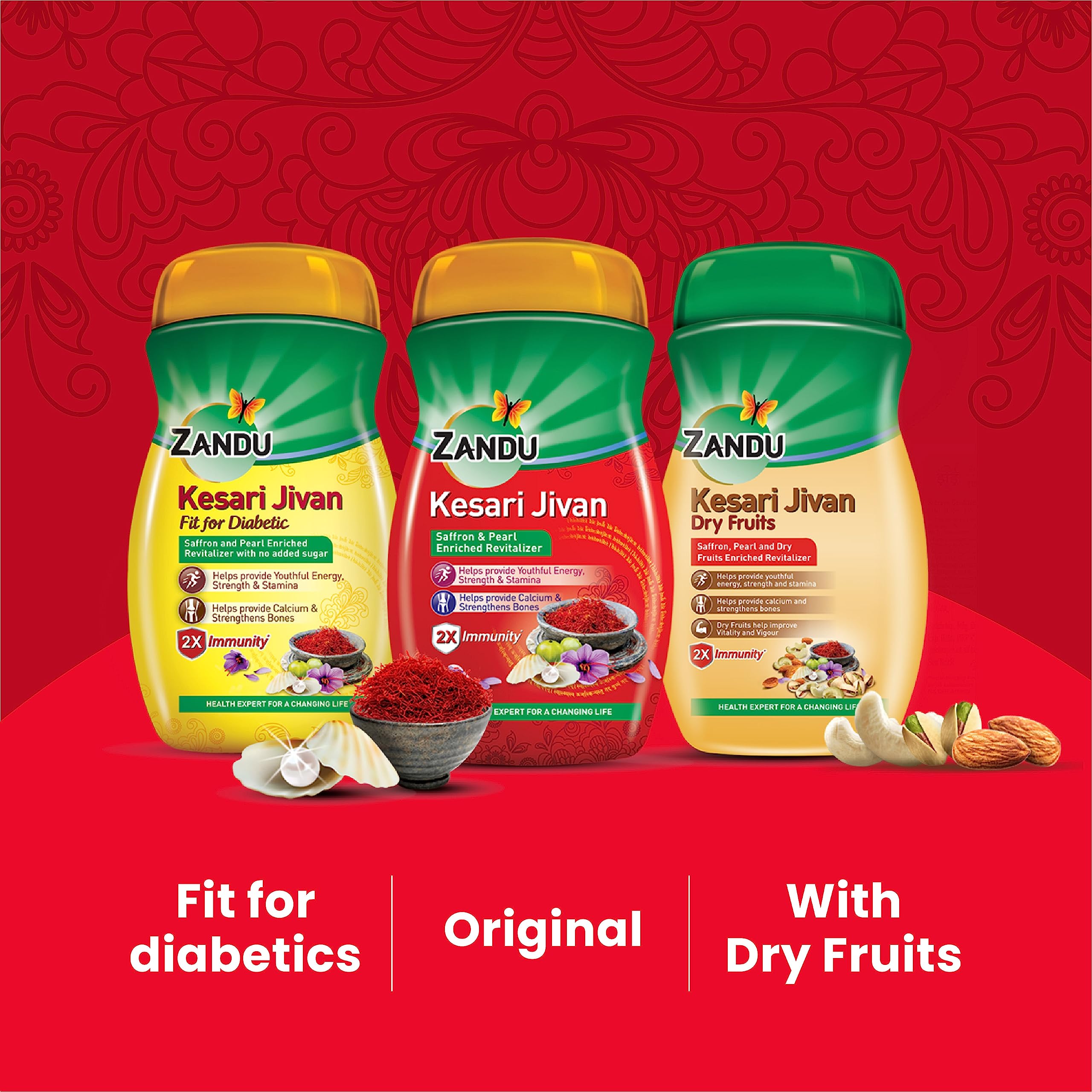 Zandu Kesari Jivan Chyawanprash, 900g – view 6