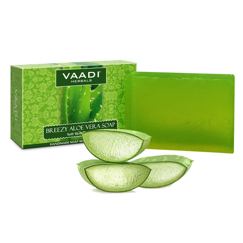 Vaadi Herbals Breezy Aloe Vera Soap, 75g – view 2