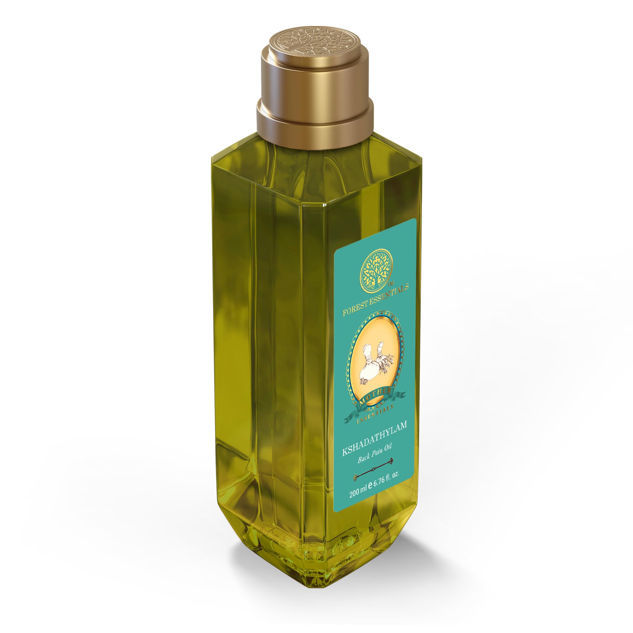 Forest Essentials Mother's Stretch Mark Oil Nalpamarathy Keram & Forest Essentials Mother's Back Pain Oil Kshadathylam Combo – view 6