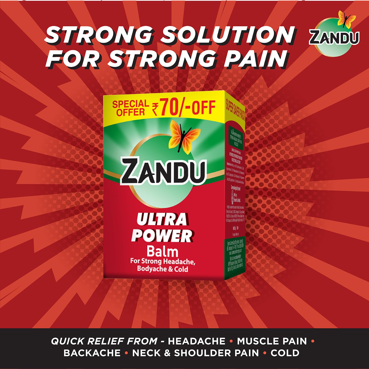 Zandu Ultra Power Balm – view 2