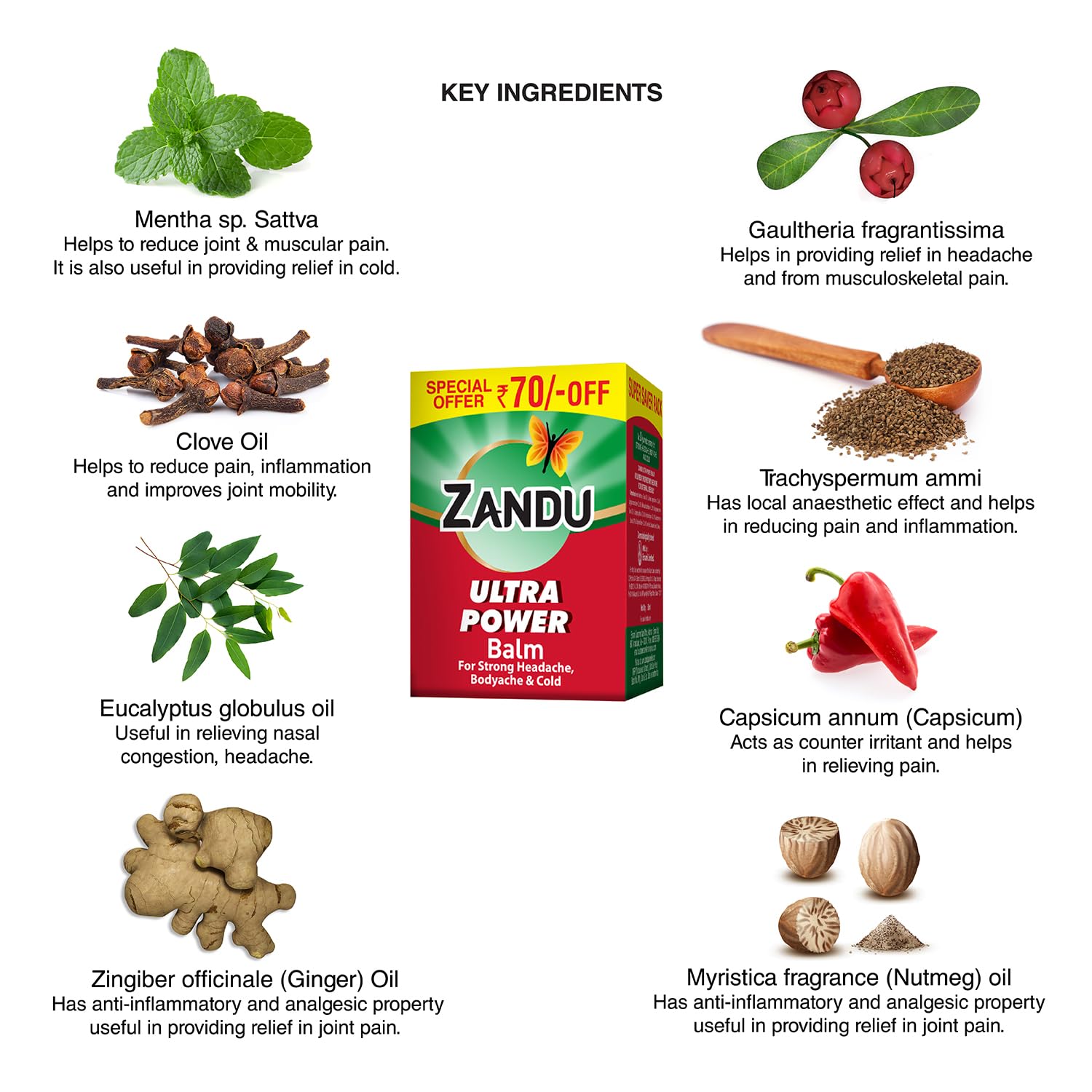 Zandu Ultra Power Balm – view 3
