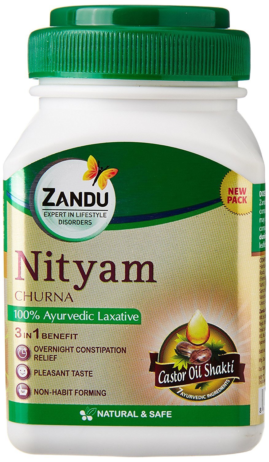 Zandu Nityam Churna 50 g bottle hero product view