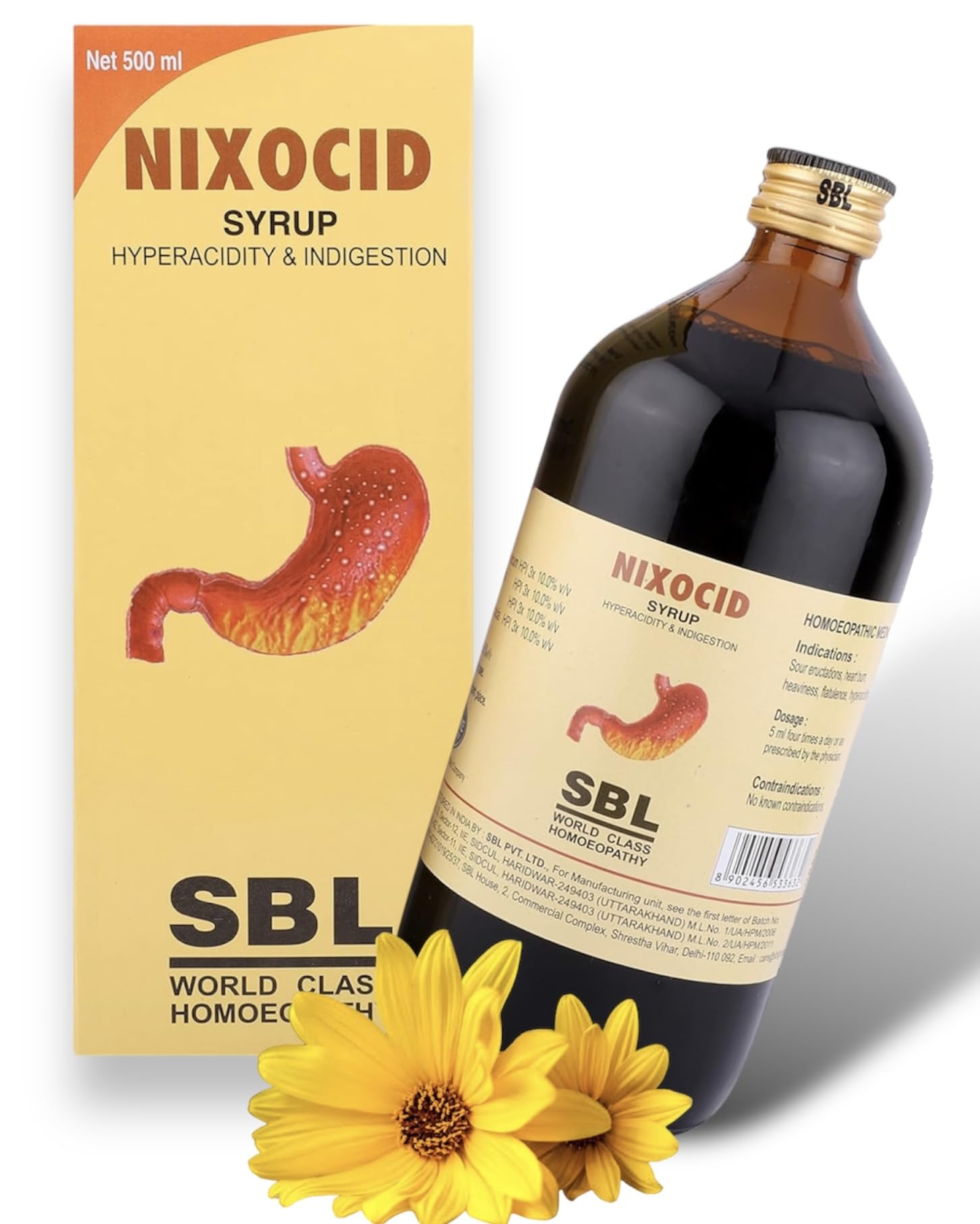 SBL's Nixocid Syrup - 500 ML |Pack Of 1|