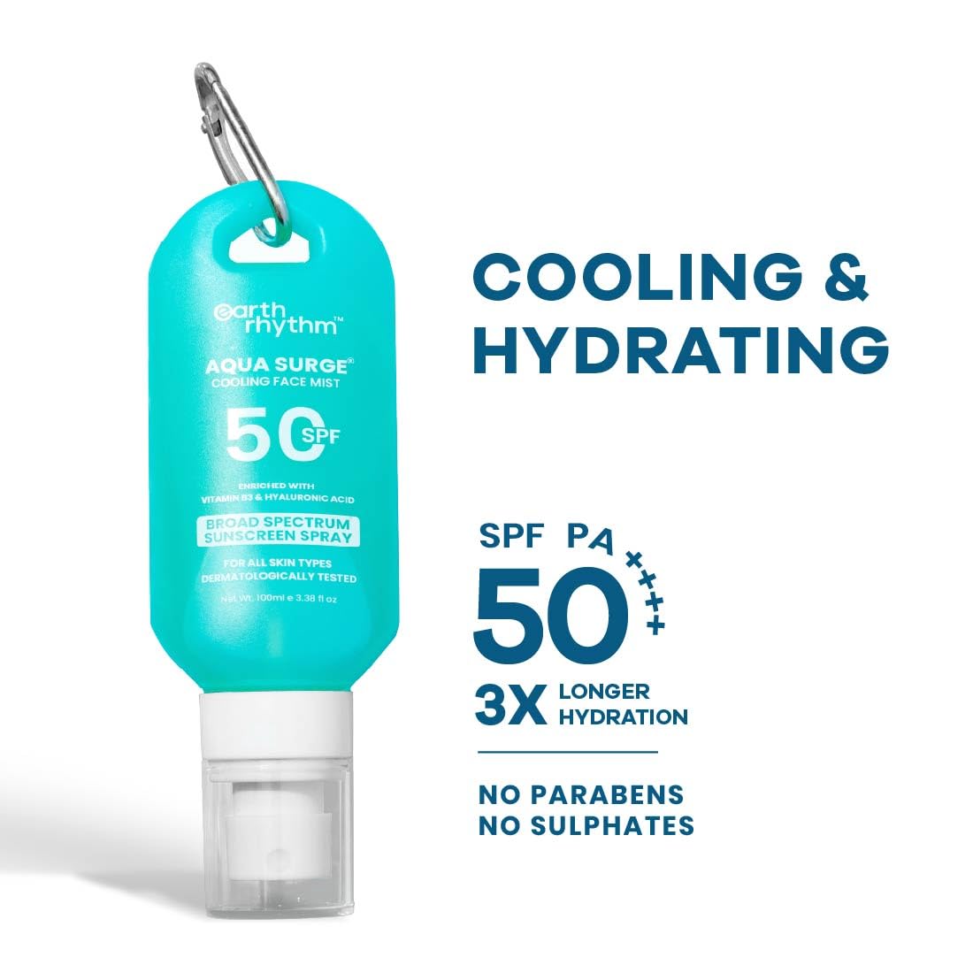 Earth Rhythm Cooling Aqua Surge SPF 50 Sunscreen Spray – view 2