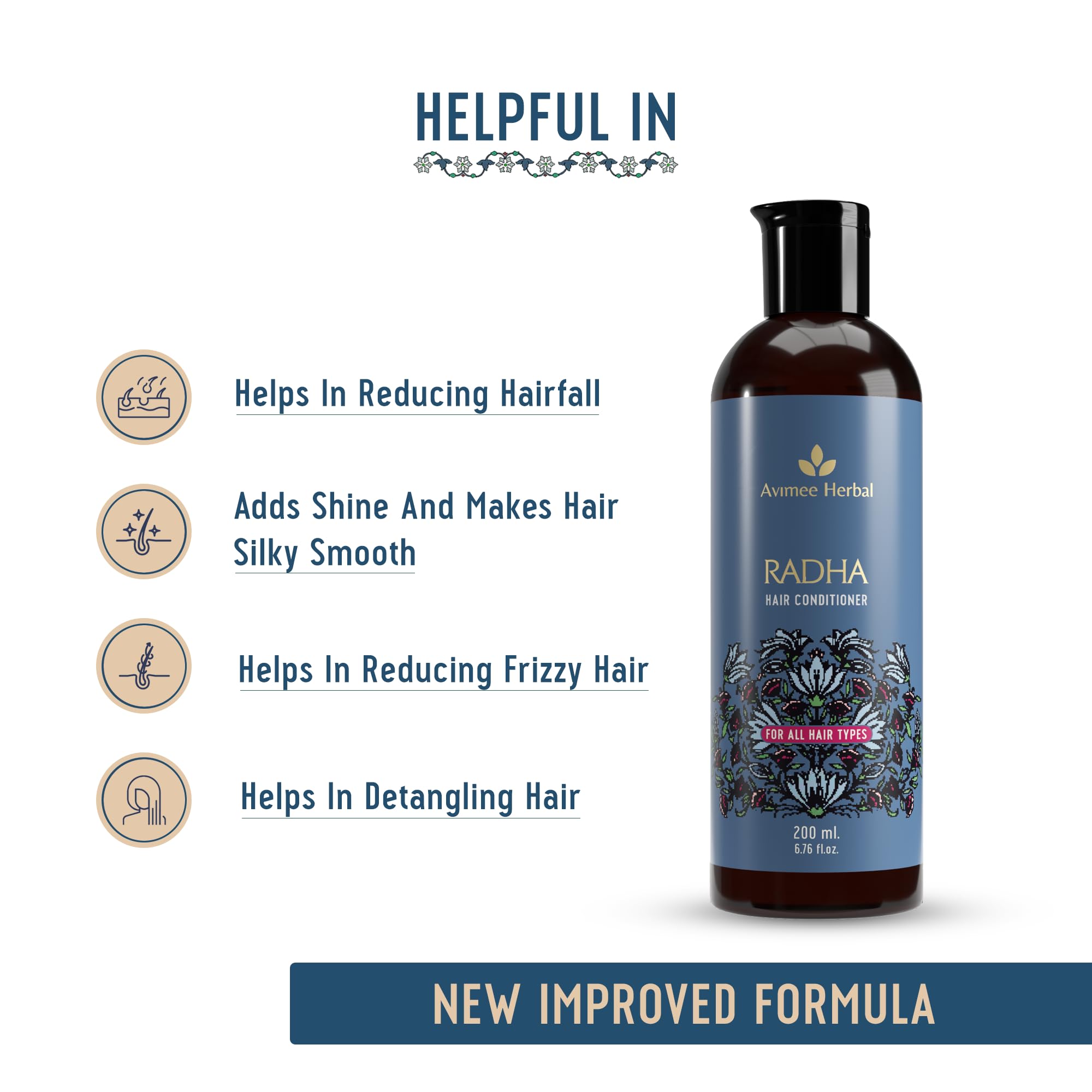 AVIMEE HERBAL Radha Hair Conditioner For All Hair Type – view 3