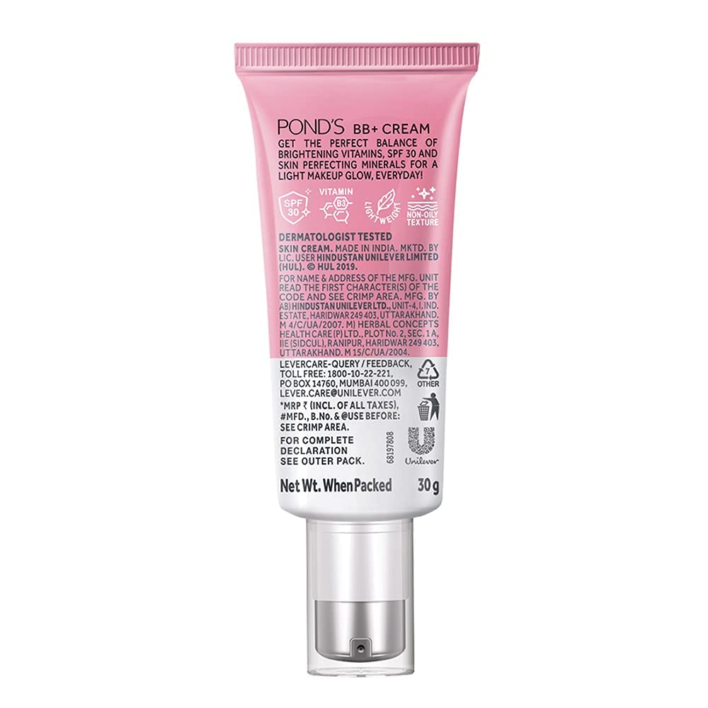 POND'S Bb+ Cream, Instant Spot Coverage + Light Make-Up Glow, Ivory 30G, Natural – view 2