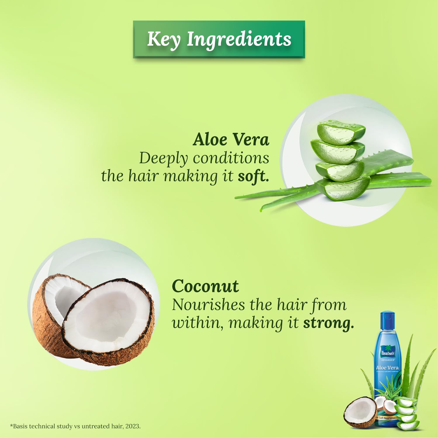 Parachute Advansed Aloe Vera Enriched Coconut Hair Oil, 150ml – view 3