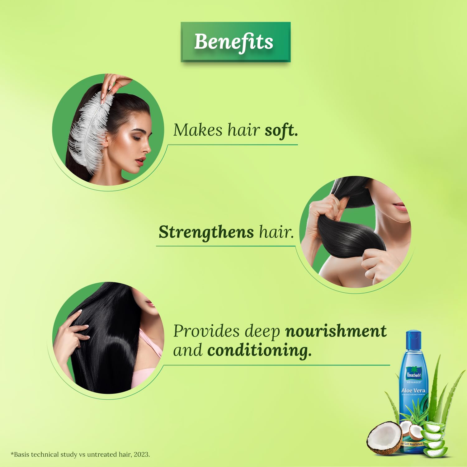 Parachute Advansed Aloe Vera Enriched Coconut Hair Oil, 150ml – view 4