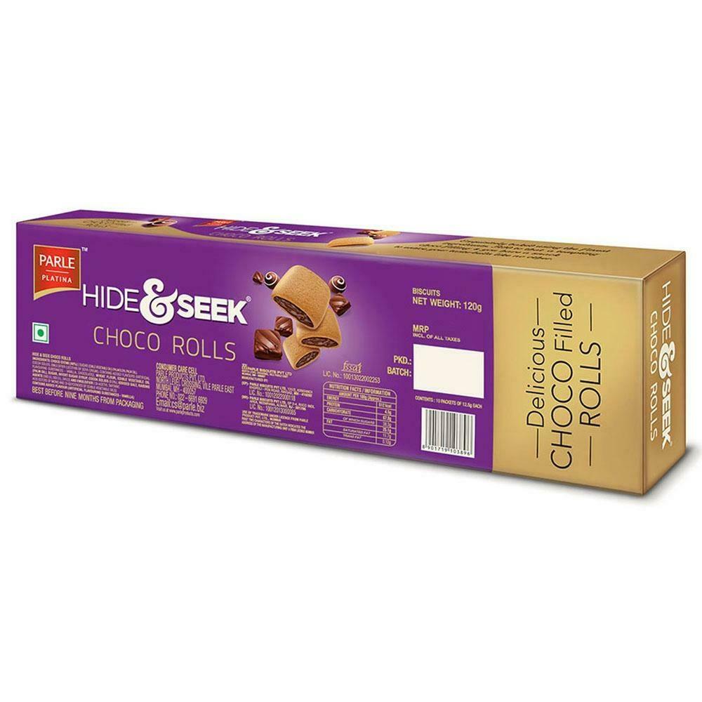Parle Hide & Seek Choco Rolls 120 G – view 2
