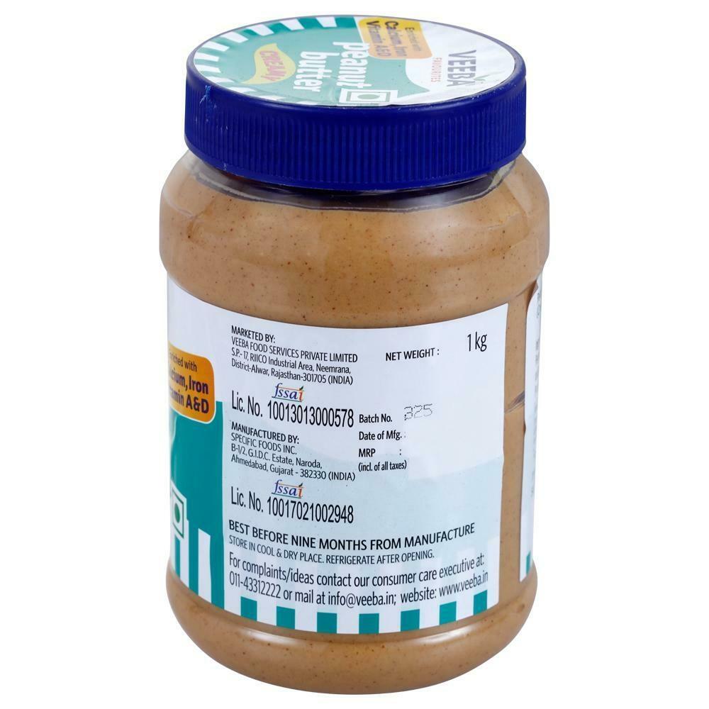 Veeba Creamy Peanut Butter 1 Kg – view 2